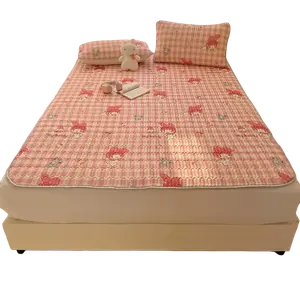 Покрывало Two Three Piece Set Foldable Students Dormitory Single Air Conditioning Mat Sanrio, розовый