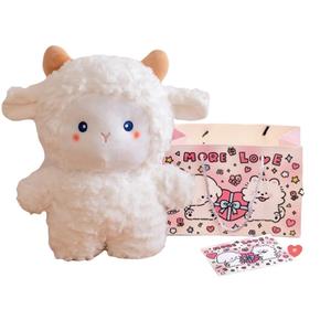 Пшеничный ягненок мягкий и милый, креативная, успокаивающая плюшевая кукла высотой 35cm Love of wormwood