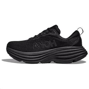 HOKA ONE ONE Кроссовки Bondi 8 с амортизацией, противоскользящие, дышащие, низкие, для марафона, женские, черные