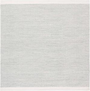 Ковер SAFAVIEH, 183 x 183 см, Natura Collection - Light Blue & Ivory, ручной работы из шерсти, идеален для помещений с высокой проходимостью в гостиной, спальне (NAT776L)