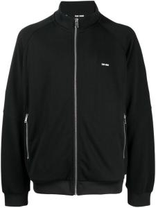 TEAM WANG design спортивная куртка с вышитым логотипом, черный