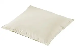 Перьевая подушка Otto Keller "Большой выбор", наполнитель: 70% гусиные перья, 30% гусиный пух, чехол: 100% хлопок, (4 шт.) 40х40 см, цвет creme