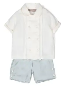 Комплект из топа и шортов La Stupenderia, нейтральный