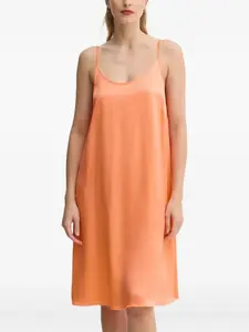 Платье миди из хлопка American Vintage, оранжевый