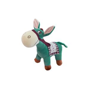 Мягкая игрушка милый ослик детская кукла декоративная кукла плюшевая кукла высота 30см XIWANTONG, зеленый