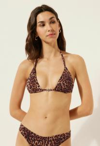 Топ бикини Calzedonia Bikini top, Brown/Mottled Light Brown