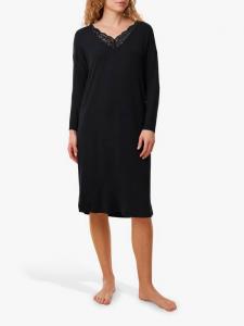 Вечная чувственность ночное платье с длинными рукавами Triumph, Black