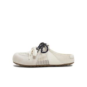 Teenmix Женские противоскользящие бесшумные закрытые тапочки с устойчивостью к истиранию - экрю (скрытая платформа 2,5 см), цвет Ecru (2.5cm Hidden Wedge)