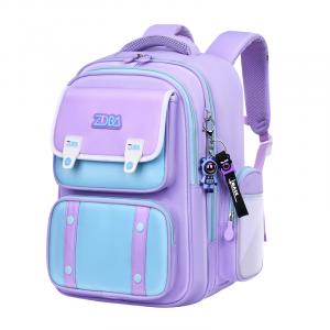Оксфордский рюкзак детский фиолетовый/королевский синий розовый/королевский синий зеленый/небесно-голубой Zhiduobao