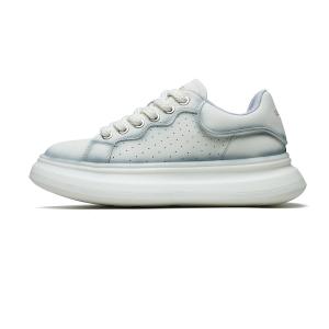 Легкие кроссовки для скейтбординга с эффектом увеличения роста мужские низкие CEDAR HAN, Differentiation: белый