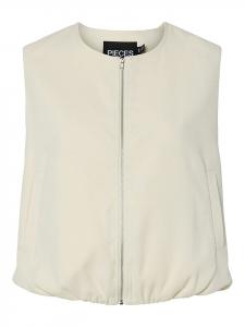 Жилет Pieces, кремовый