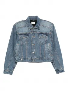 Джинсовая куртка на пуговицах Haikure, синий