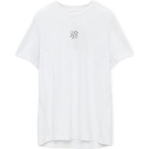 Футболка женская Loewe прямого кроя, белый