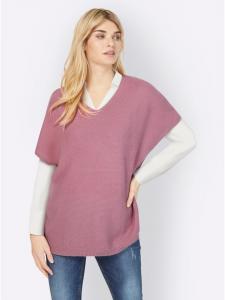 Heine Длинный пуловер цвета старой розы