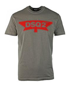 S71Gd0698 s22427 852 футболка Dsquared2, серый
