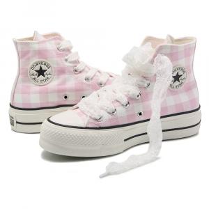 Кеды на платформе Chuck Taylor All Star Hi Lift Converse, white/pink