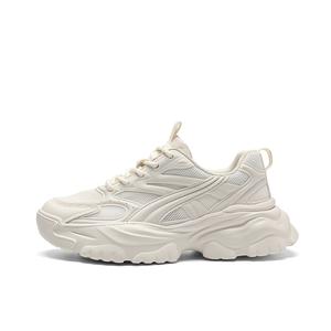 Кроссовки для увеличения роста. Износостойкие и легкие. Низкие массивные кроссовки для женщин ZHR, Beige