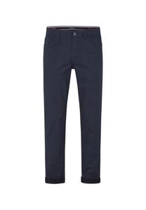 Классический крой, эластичный и тонкий принт MILTON redpoint, темно-синий