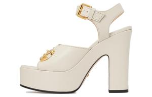 Босоножки на платформе с отделкой Horsebit Gucci