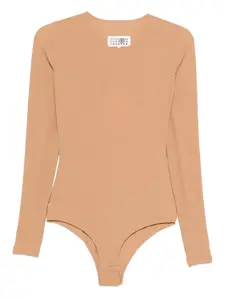 Боди с длинными рукавами Mm6 Maison Margiela, нейтральный