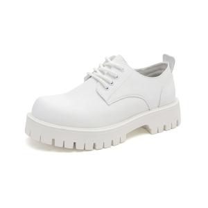 HUITE Мужские повседневные кроссовки низкие черно-белые, цвет White