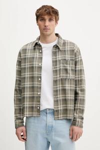 Хлопковая рубашка Hollister Co., зеленый