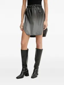 Заламанная асимметричная юбка омбре Mmc Studio, серый