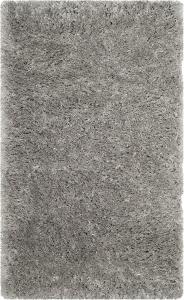 Ковер SAFAVIEH, 69 x 122 см, Polar Shag Collection, Silver, сплошной гламурный дизайн, без линьки и простой в уходе, толщиной 8 см, идеален для помещений с высокой проходимостью: прихожая, гостиная, спальня (PSG800D)