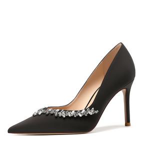 YAFEI XUANYU Туфли на высоком тонком каблуке женские, черные