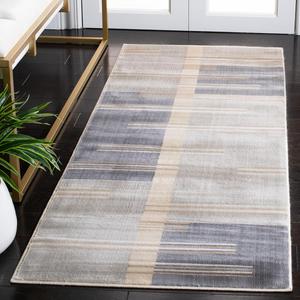 ковер для пола SAFAVIEH, 67 x 153 см,  коллекции Orwell - , Grey & Charcoal, абстрактный дизайн, не линяет и прост в уходе, идеален для помещений с высокой проходимостью: прихожая, гостиная, спальня (ORW304F)