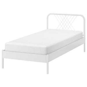 Каркас кровати NESTTUN IKEA, 90x200 см, цвет white/lönset