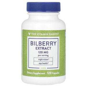 Экстракт черники, 120 мг, 120 капсул (60 мг на капсулу) The Vitamin Shoppe