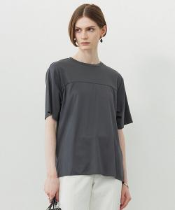 Блузка-футболка из гладкого шелка ICB, серый