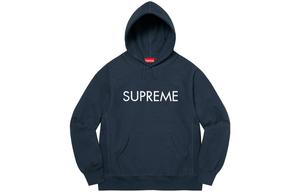 Капюшон Толстовка Supreme, Темно-Синий