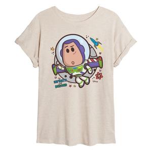 Футболка оверсайз для детей с Buzz Lightyear из «Истории игрушек» Disney / Pixar, бежевый