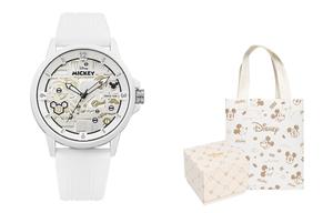 Disney Часы Quartz Movement Silicone Strap Watch Men's Watch White Dial