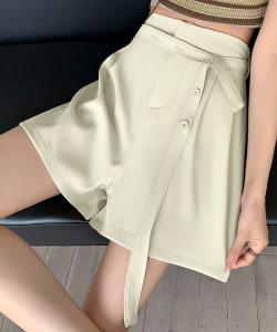 Aimoha -select-/Заправленные шорты с поясом из ленты и пуговиц Aimoha - Select -, цвет Light Beige