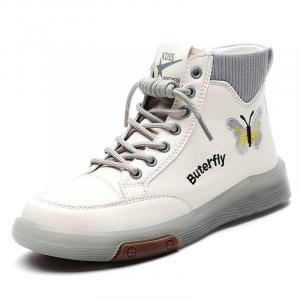 Reivantix Женские короткие ботинки Martin Reivanti бежево-серого цвета