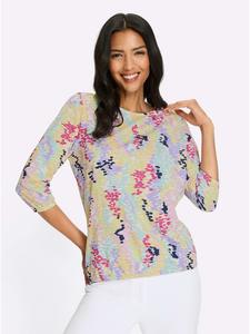 Рубашка с рукавами 3/4 с принтом лимона и лаванды Sieh an!