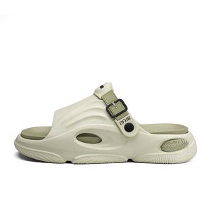 Детские шлепанцы для улицы из износостойкого материала EVA для подростков Kung Fu partners, коричневый