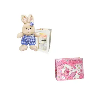 PUDOWRABBIT Милый плюшевый кролик Blue Tide, высота 35см/50см