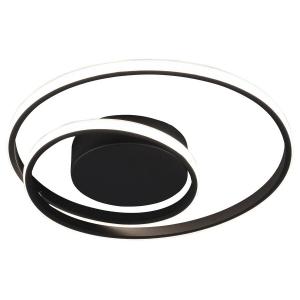 Светодиодный потолочный светильник Reality Leuchten Zibal, силикон/алюминий - 1-пламенный - черный