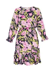 Платье до колена Usha, цвет navy multicolor