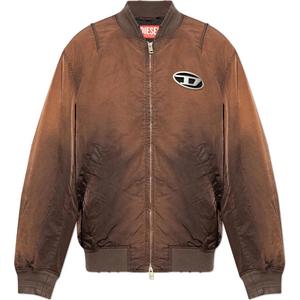 J Kepes Утепленная Бомбер Куртка DIESEL, Коричневый