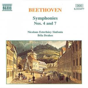Диск CD Symphonies Nos. 4 & 7 - Ludwig van Beethoven, Bela Drahos, Nicolaus Esterházy Sinfonia