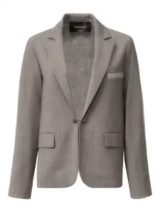 Пиджак с карманами Fabiana Filippi, серый