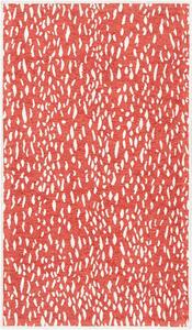 Ковер SAFAVIEH, 69 x 122 см, Marbella Collection, Red & Ivory, ручной работы из Chenille, идеален для помещений с высокой проходимостью: прихожая, гостиная, спальня (MRB657R)