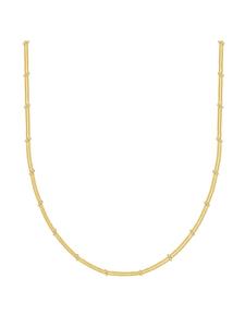 Glanzstücke München Серебряное колье в оправе из желтого золота