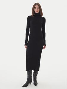 Вязаное платье regular fit 3M0853C Kontatto, черный