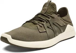 Мужские кроссовки OLUKAI Holo для отдыха и спорта, легкая и дышащая сетчатая обувь с прерывистой пяткой, комфорт и поддержка на целый день, от белого